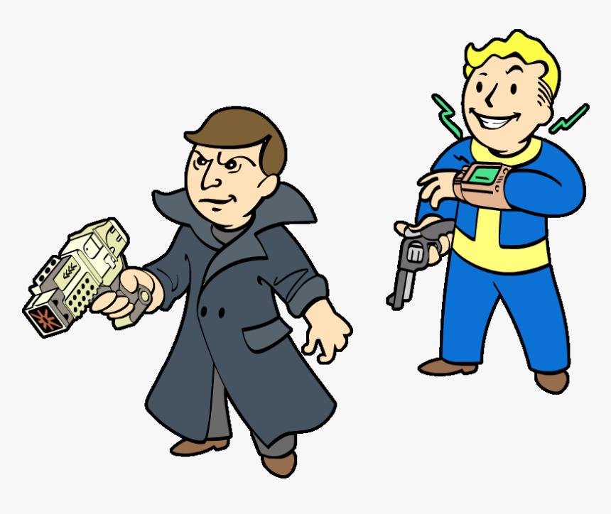 Fallout 4 Vault Boy Png - Fallout Vault Boy Style, Transparent Png, Free Download