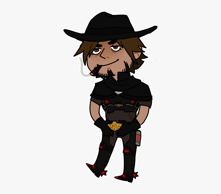 Mccree Original - Cartoon, HD Png Download, Free Download