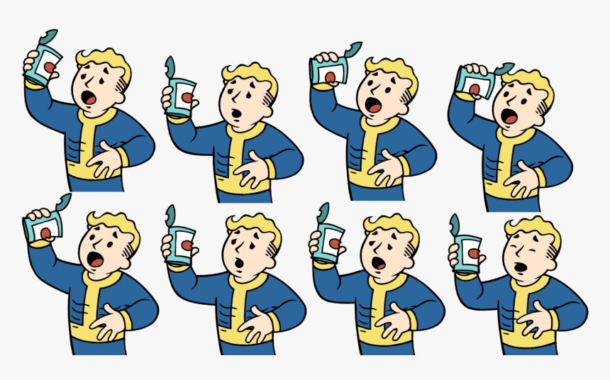 Fallout Shelter Vault Boy Png , Png Download - Fallout Vault Boy Food, Transparent Png, Free Download