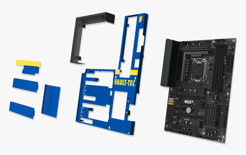 Nzxt Vault Tec Motherboard, HD Png Download, Free Download