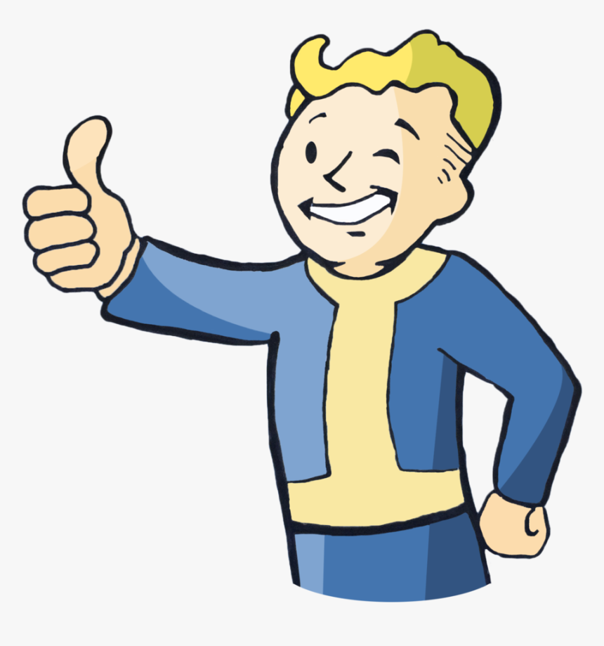 Vault Boy Png Transparent Banner Free Stock - Fallout 4 Vault Boy Transparent, Png Download, Free Download