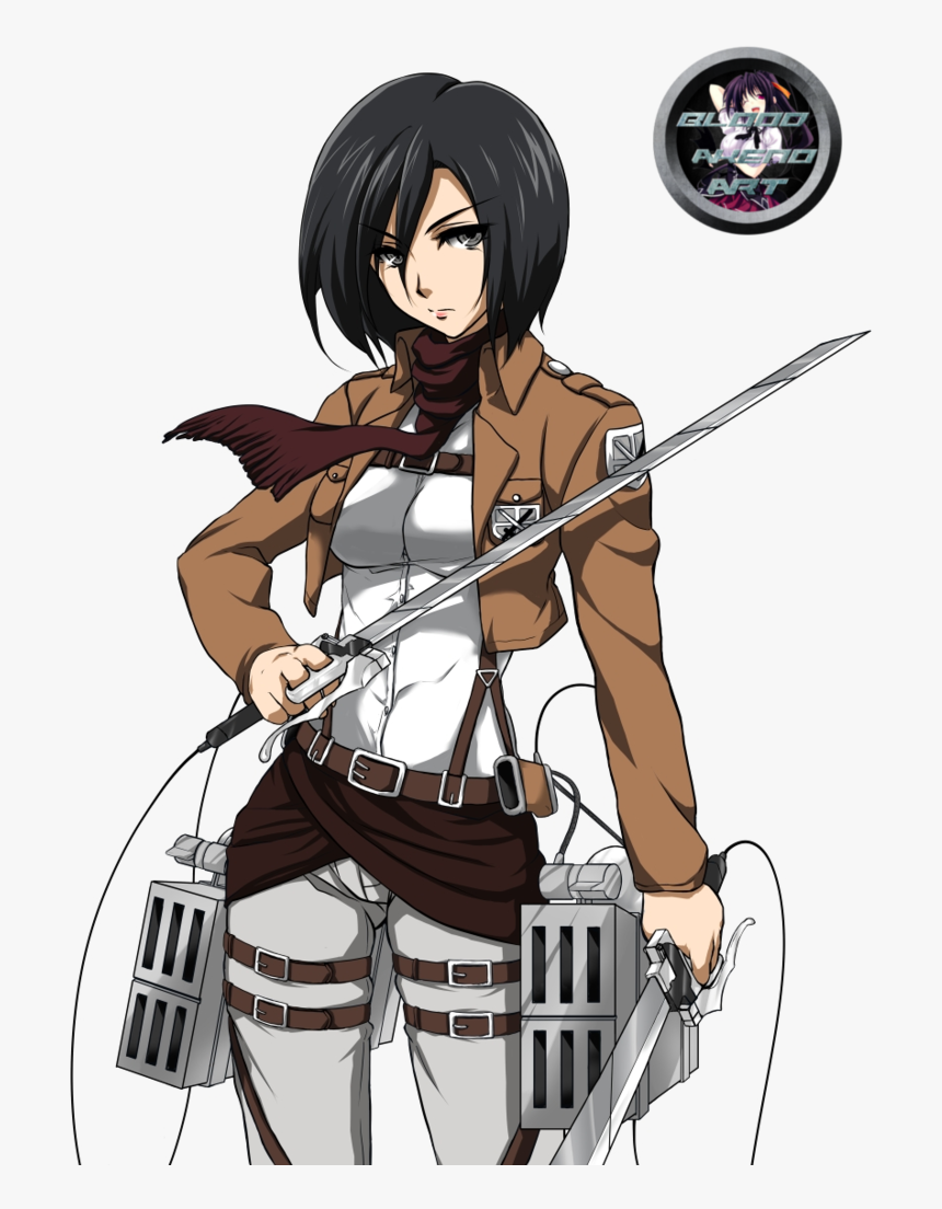 Transparent Attack On Titan Png - Mikasa Ackerman Eren Yeager, Png Download, Free Download