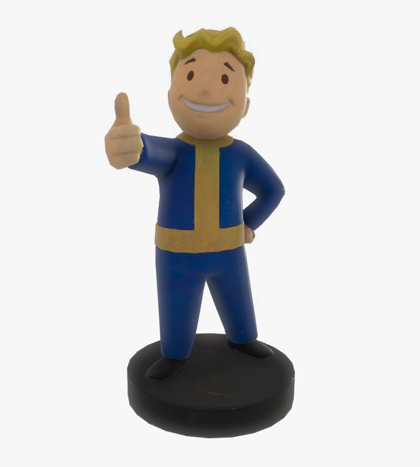 Nukapedia The Vault - Fallout 4 Vault Boy Statue, HD Png Download, Free Download