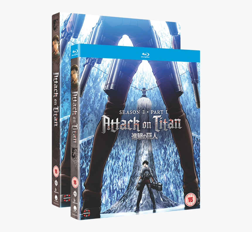 Attack On Titan - Attack On Titan Season 3 Blu Ray, HD Png Download, Free Download