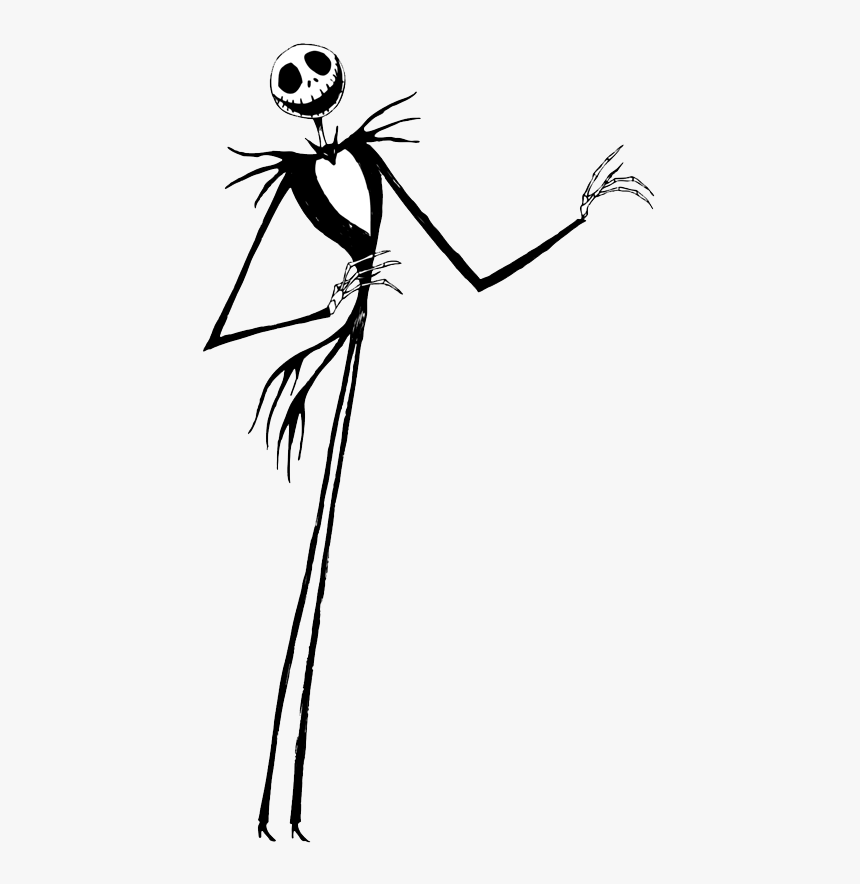 Jack Skellington Png Clipart , Png Download - Jack Nightmare Before Christmas Clip Art, Transparent Png, Free Download