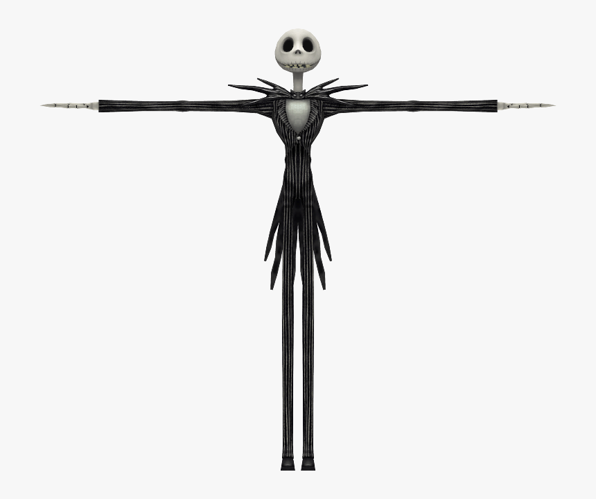 Download Zip Archive - Kingdom Hearts 2 Jack Skellington Model, HD Png Download, Free Download