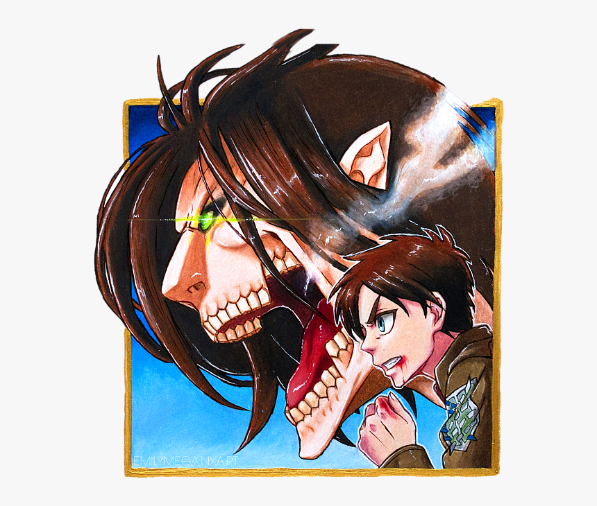 Eren As Titan Form Aot, HD Png Download, Free Download