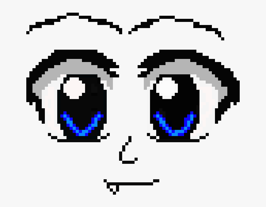 Pixelated Anime Eyes, HD Png Download, Free Download