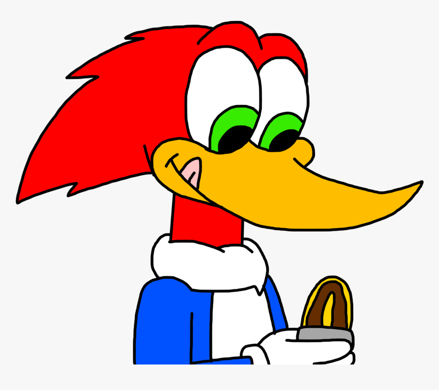 Collection Of Free Butter Drawing Cartoon Download - Woody Woodpecker Eat, HD Png Download, Free Download