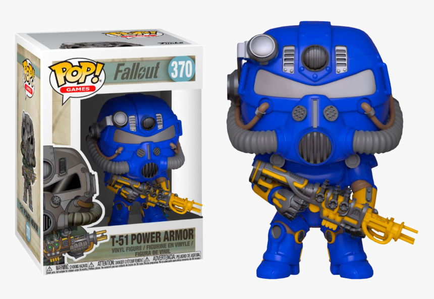 Vault Tec T-51 Power Armor Us Exclusive Pop Vinyl Figure - T 51 Funko Pop, HD Png Download, Free Download