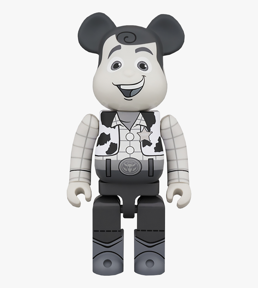 Woody Black And White Bearbrick, HD Png Download, Free Download