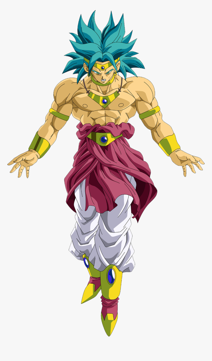 Broly Aura Png Svg Library Library - Controlled Legendary Super Saiyan, Transparent Png, Free Download