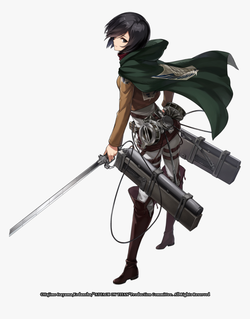 Mikasa - Attack On Titan Alchemist Code, HD Png Download, Free Download