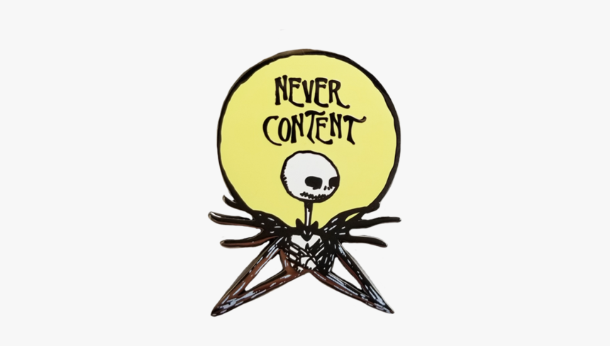 Never Content Jack Skellington Pin - Insect, HD Png Download, Free Download