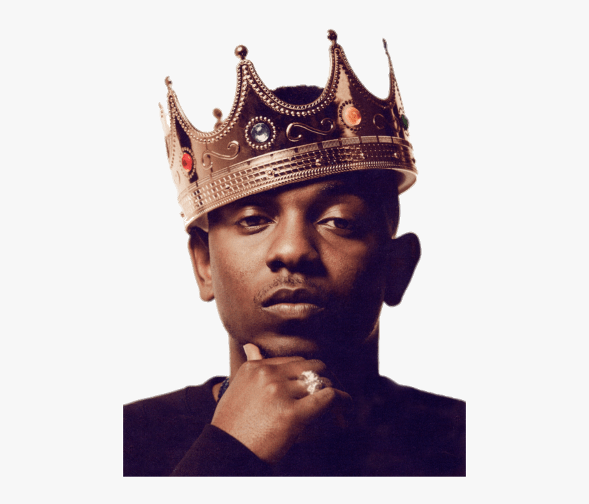 Kendrick Lamar Wearing Crown - Kendrick Lamar Crown, HD Png Download, Free Download