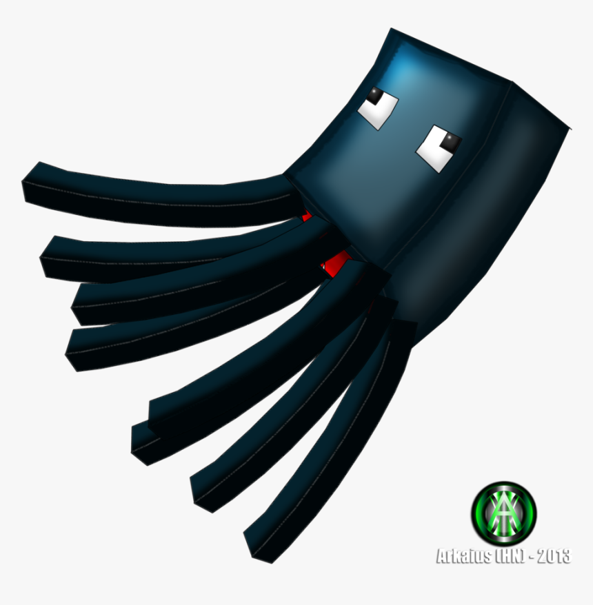 Transparent Minecraft Clip Art - Minecraft Squid No Background, HD Png Download, Free Download