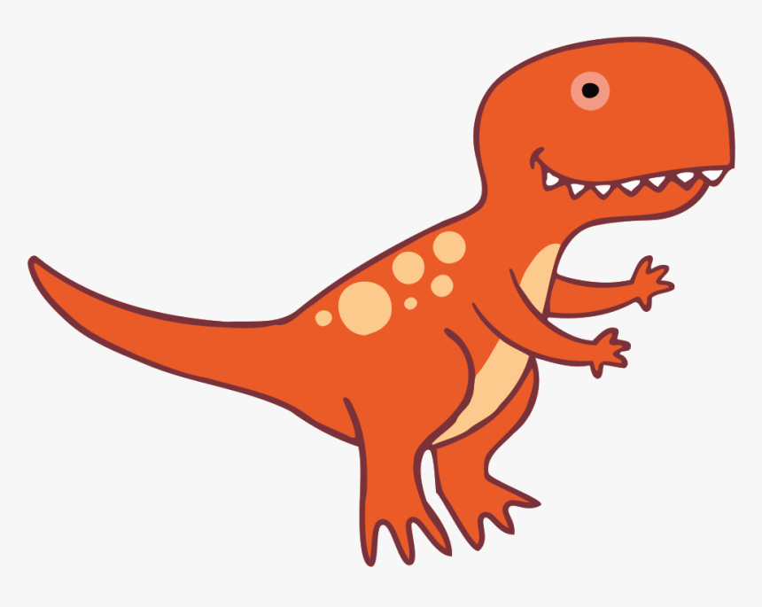 Dinosaur 3 T-rex With Feet - Clip Art Dinosaur, HD Png Download, Free Download
