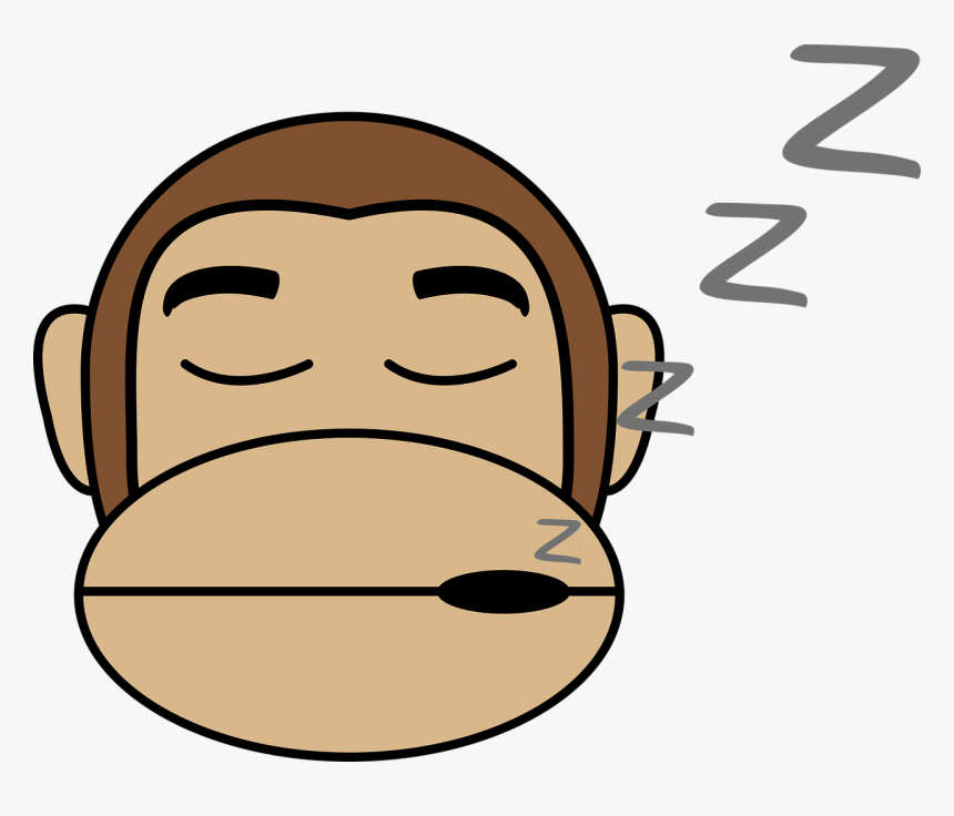 Sleeping Monkey Png, Transparent Png, Free Download