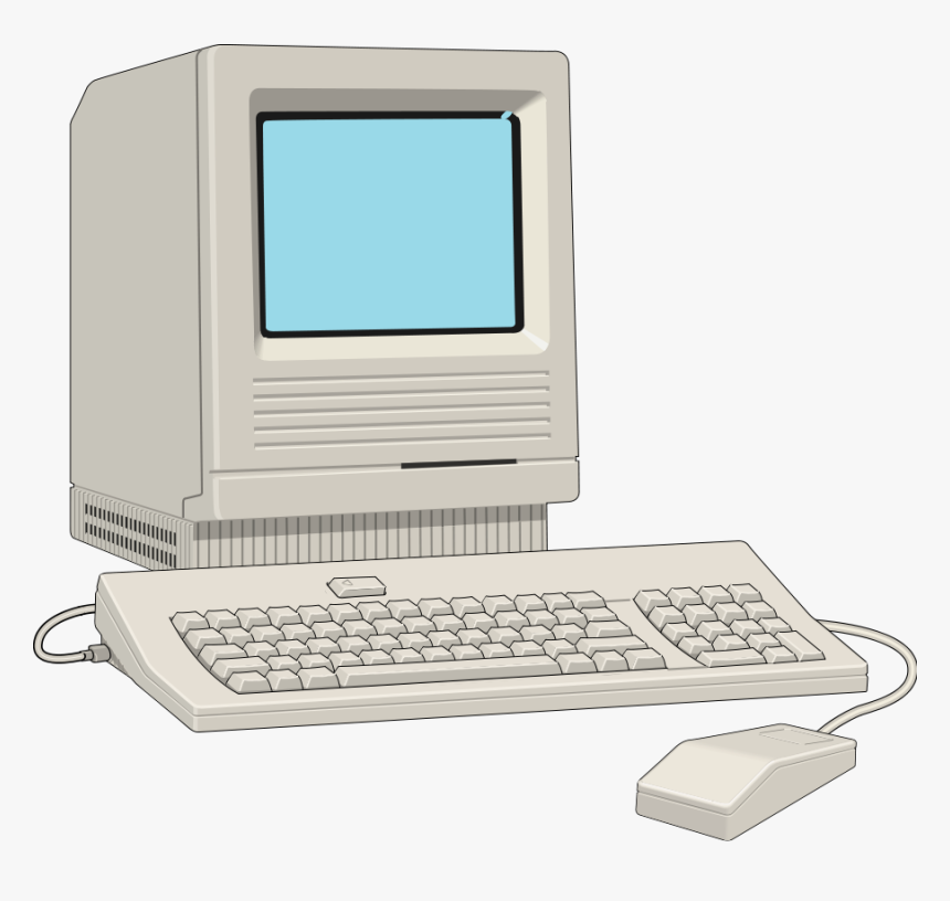 Old Computer Vector Png , Png Download - Transparent Old Pc Png, Png Download, Free Download