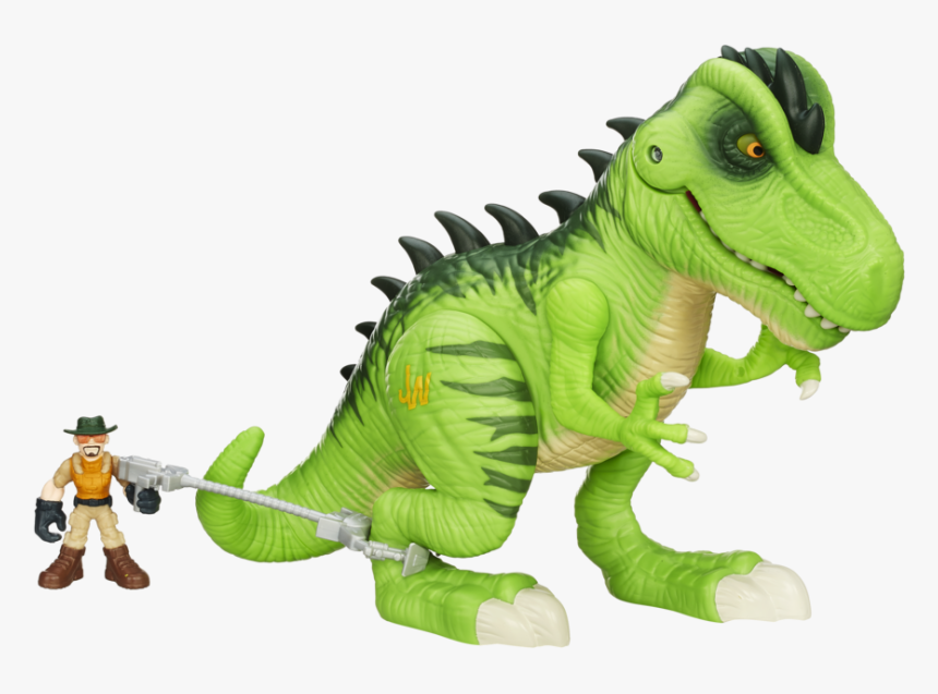 2015 05 20 1432139336 900088 Playskool - Jurassic World T Rex Green, HD Png Download, Free Download