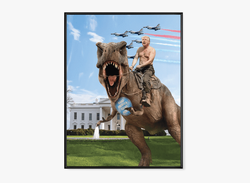 T-rex Trump - Poster - Trump T Rex Shirt, HD Png Download, Free Download