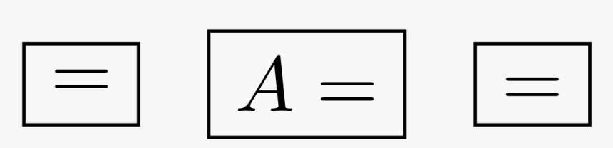 Equals Sign Nodes - Line Art, HD Png Download, Free Download