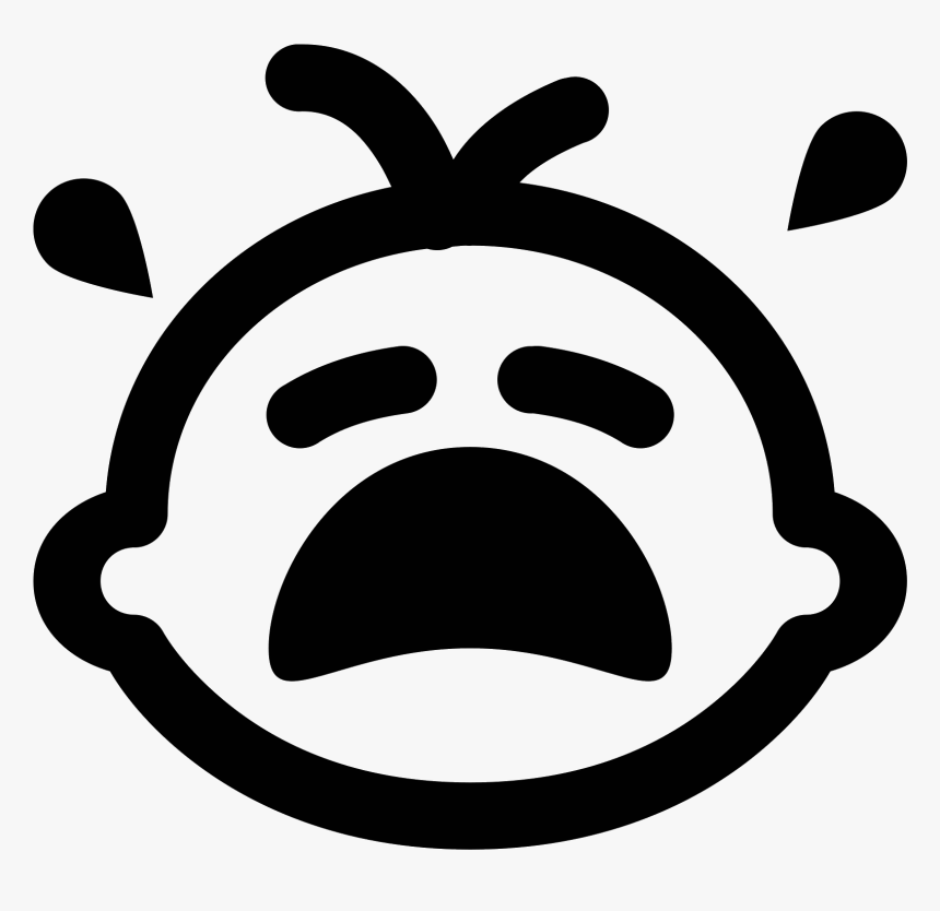 Crying Kid Png - Baby Crying Icon Png, Transparent Png, Free Download