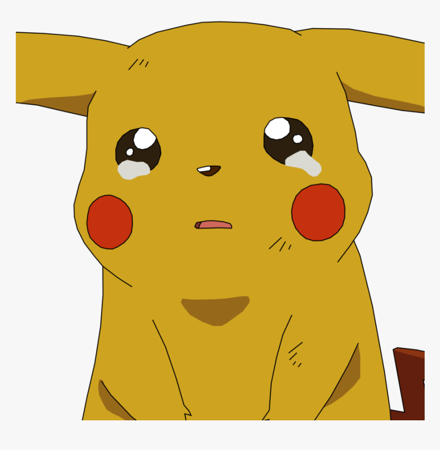 Pikachu, Pokemon, And Sad Image - Pikachu Crying Png, Transparent Png, Free Download