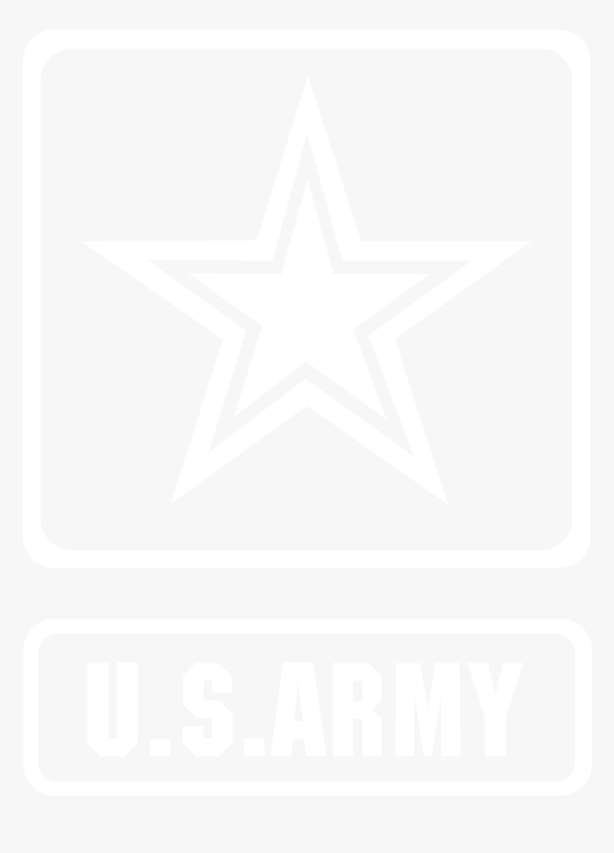 Transparent Us Army Png - Us Army Logo White, Png Download, Free Download