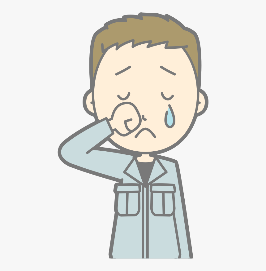 Crying Male - Weinen Clipart, HD Png Download, Free Download