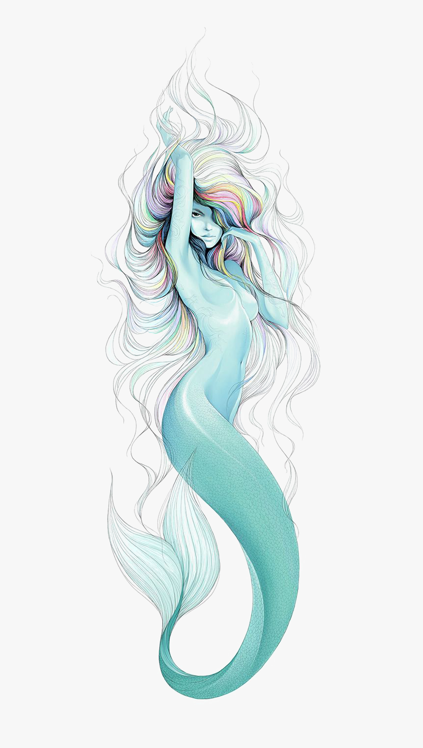 Tattoo Artist Finger Moustache Drawing Mermaid Clipart - Mermaid Tattoo Drawings, HD Png Download - kindpng Tattoo Artist Finger Moustache Drawing Mermaid Clipart - Mermaid Tattoo Drawings, HD Png Download - kindpng