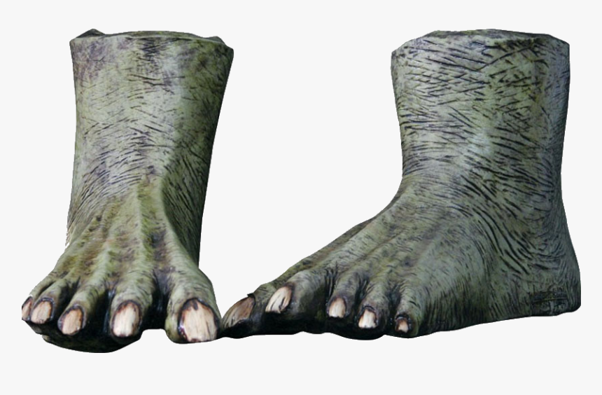 Feet Zombie Green - Zombie Foot Png, Transparent Png, Free Download