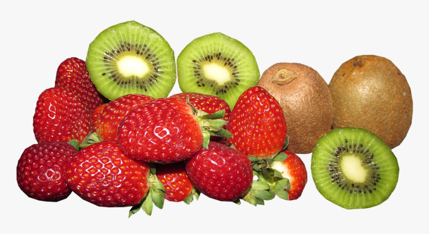 Fruit, Food, Strawberries, Kiwi Fruit, Ripe, Healthy - Fruits Kiwi Strawberry, HD Png Download, Free Download