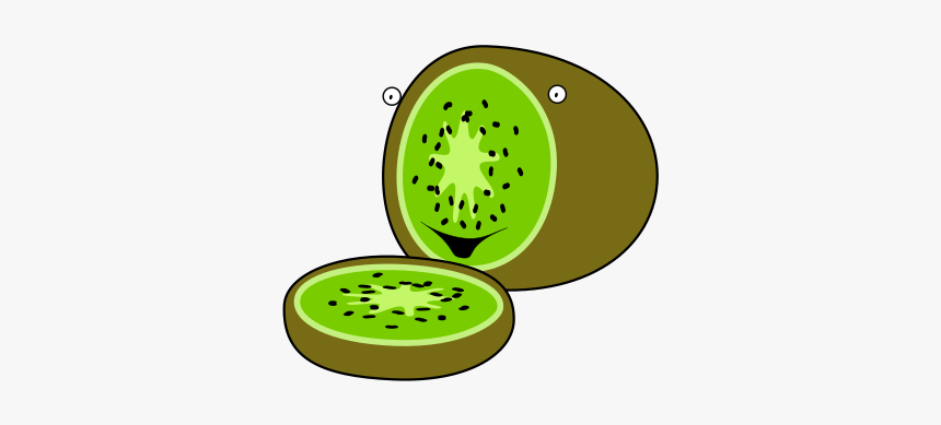 Cartoon Kiwi Clip Arts - Fruit, HD Png Download, Free Download