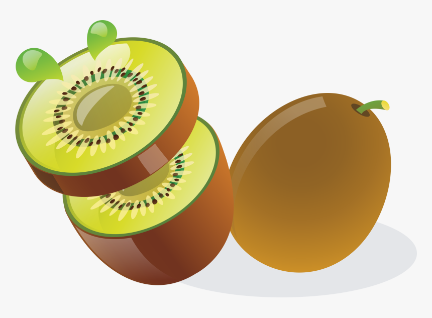 Kiwi Fruit Clip Arts - Kiwifruit, HD Png Download, Free Download