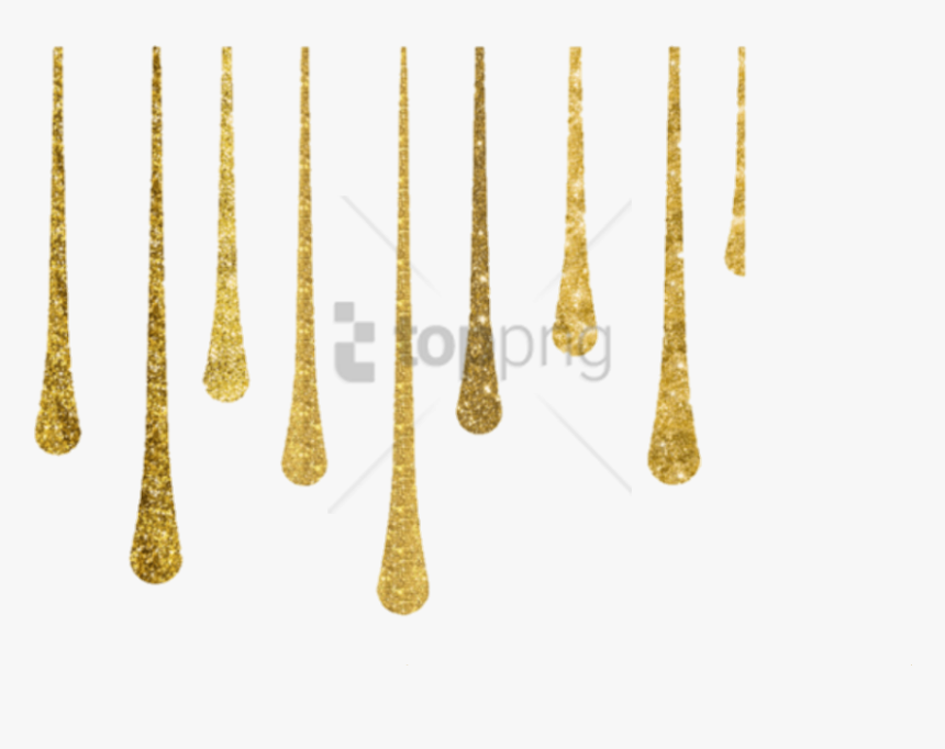 Free Png Download Sparkle Glitter Gold Png Images Background - Transparent Background Gold Glitter Drip, Png Download, Free Download