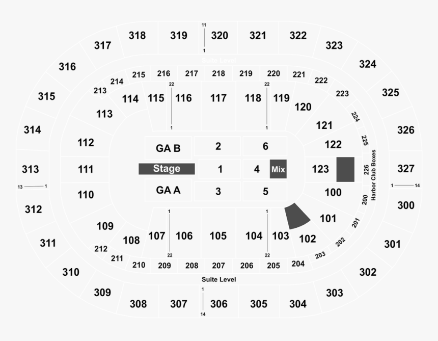 Row 11 Section 101 Keybank Center, HD Png Download, Free Download