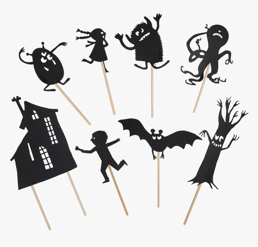 Transparent Spookyforest - Shadow Puppets Scary, HD Png Download, Free Download