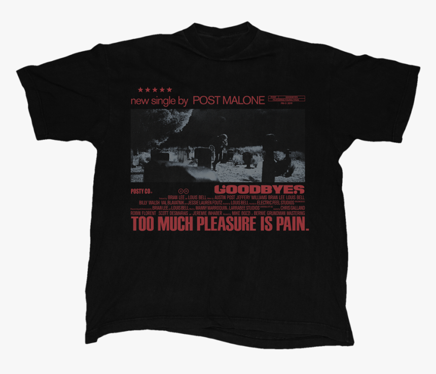 Post Malone Goodbye Merch, HD Png Download, Free Download