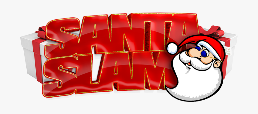 Santa Slam 2018 Logo - Cartoon, HD Png Download, Free Download