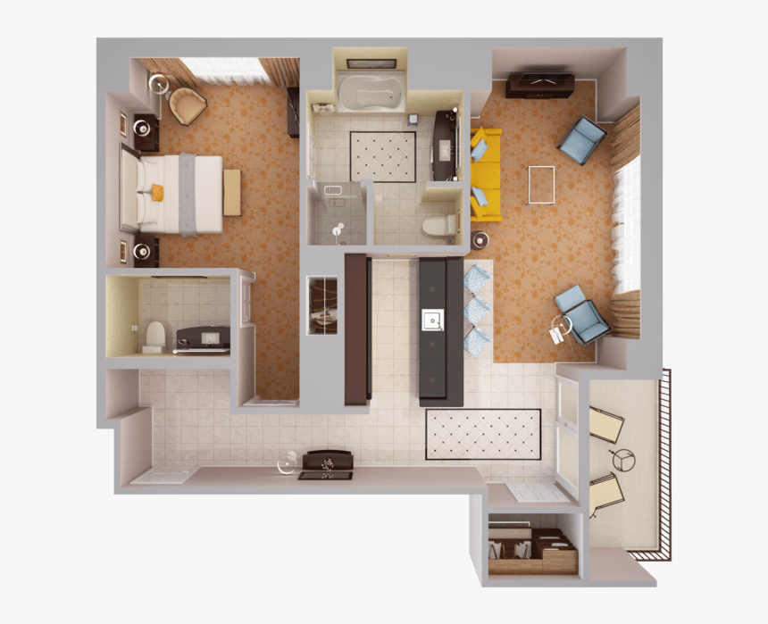 Want To See Moreview 3d Floor Plans - Waldorf Astoria Orlando 3d Floor Plans, HD Png Download, Free Download