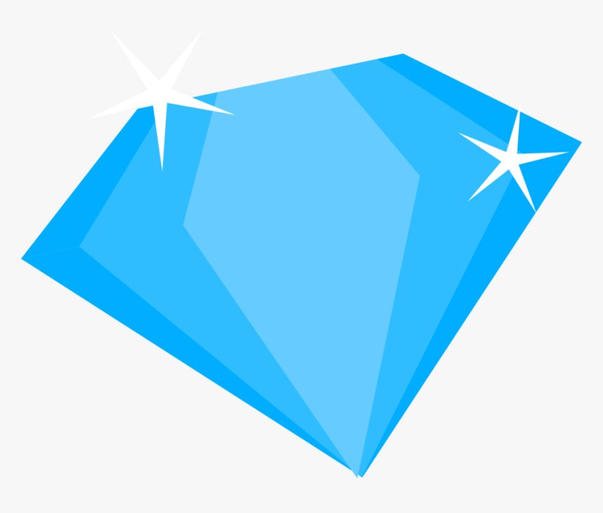 Blue Diamond Png - Cartoon Diamonds Png, Transparent Png, Free Download
