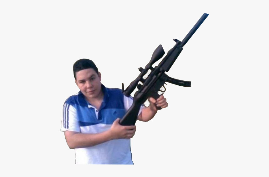 Greekgodx Holding Gun, HD Png Download, Free Download