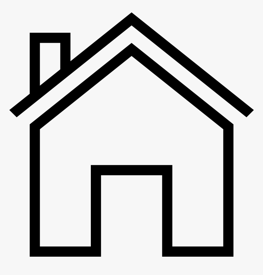 Home Outline Images Pictures - Transparent Background Home Icon, HD Png Download, Free Download