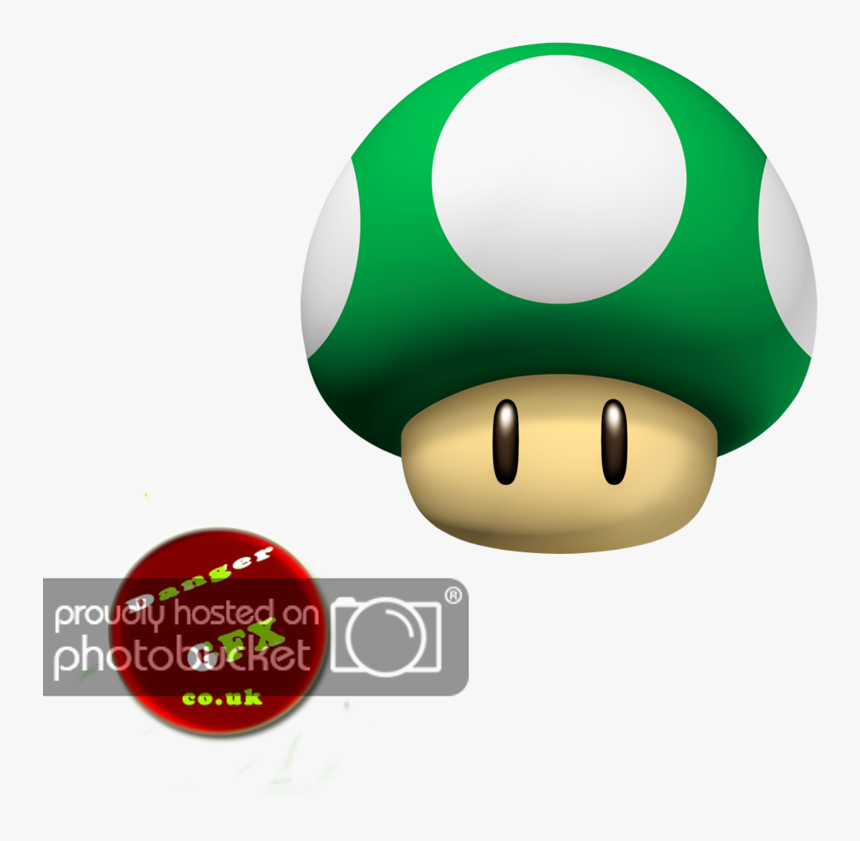 Green Mushroom Png - Super Mario Mini Mushroom, Transparent Png, Free Download