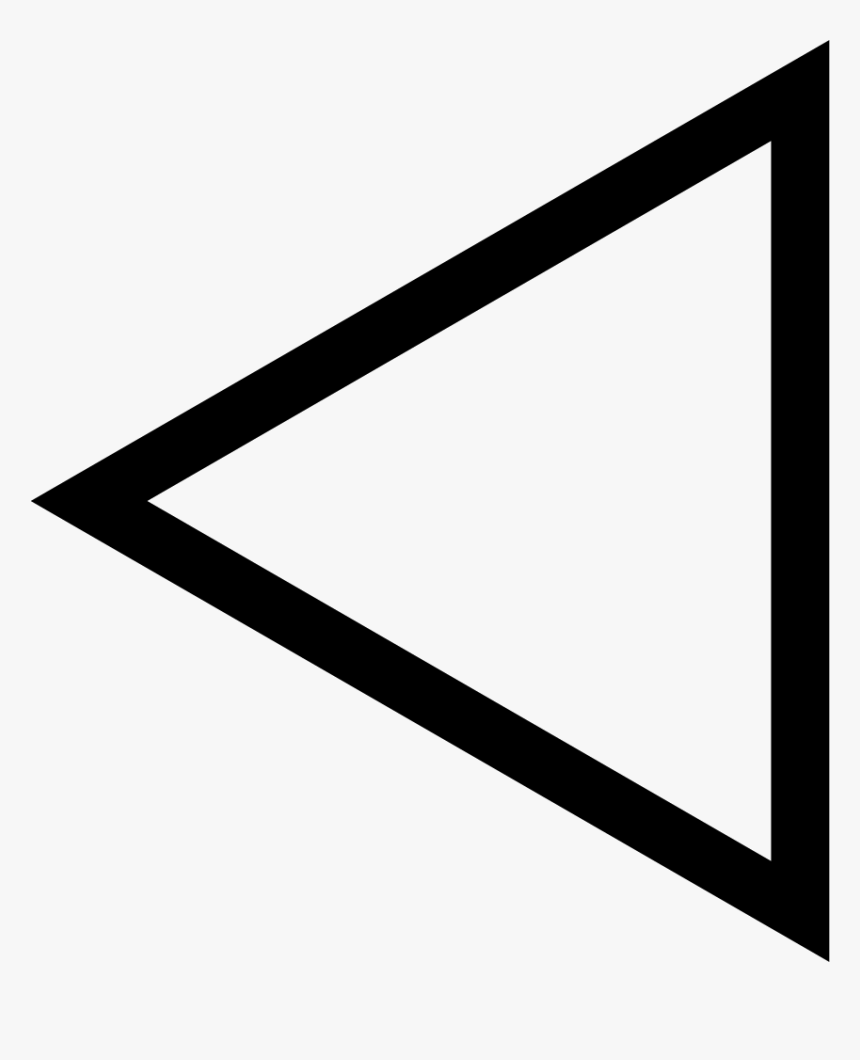 Picture Black And White Library Png Icon Free Download - Left Triangle Icon, Transparent Png, Free Download