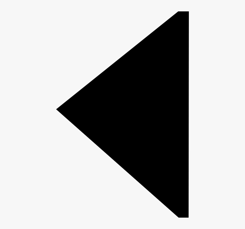 Black 1 - Left Triangle, HD Png Download, Free Download