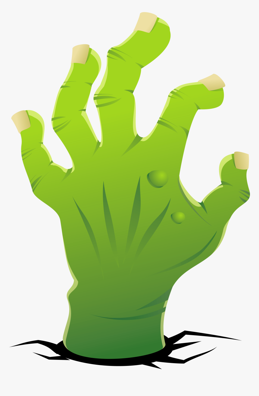 Zombie Hand Png Clipart Image - Zombie Clip Art, Transparent Png, Free Download
