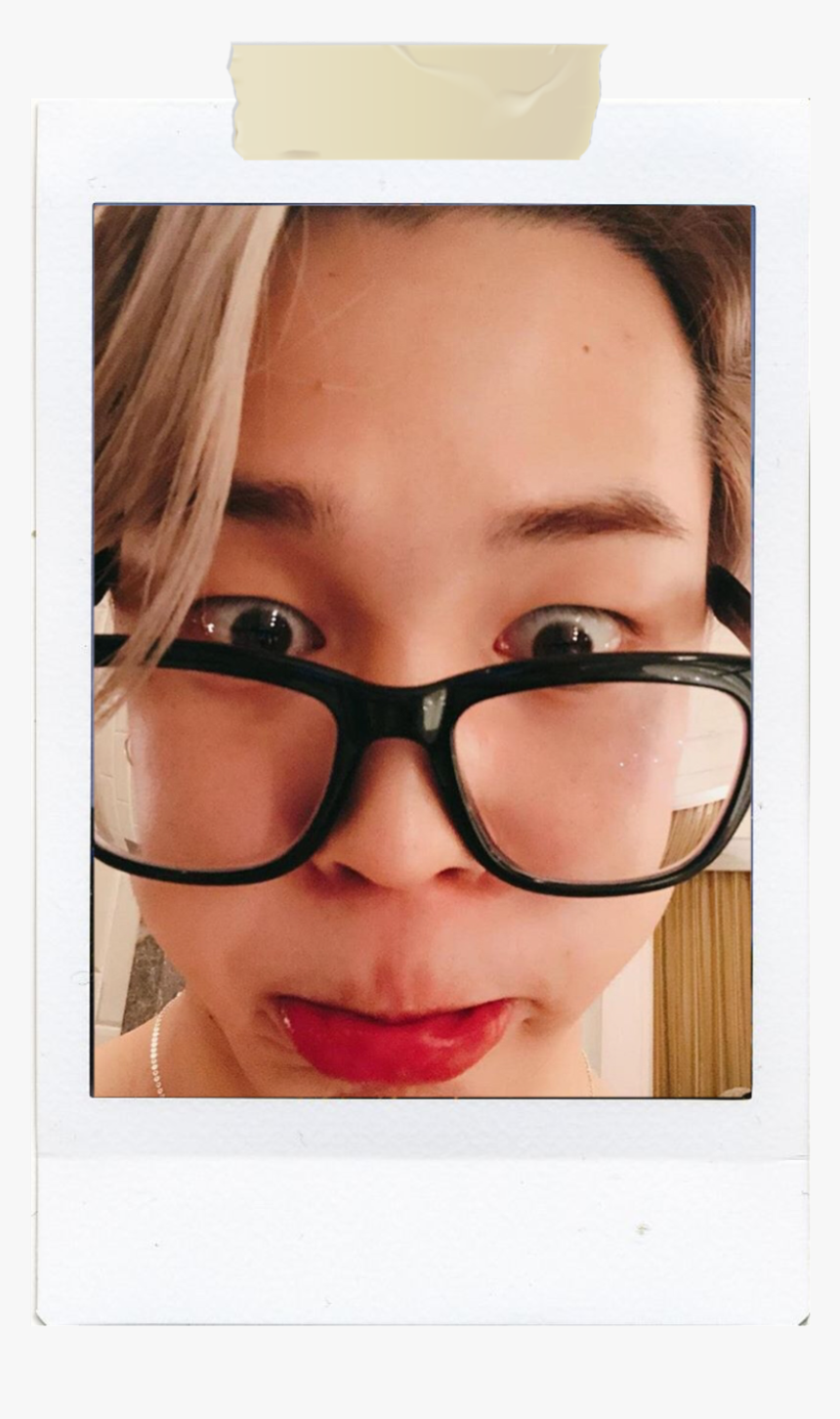 #bts #jimin #in #a #polaroid #with #a #piece #of #tape, HD Png Download, Free Download