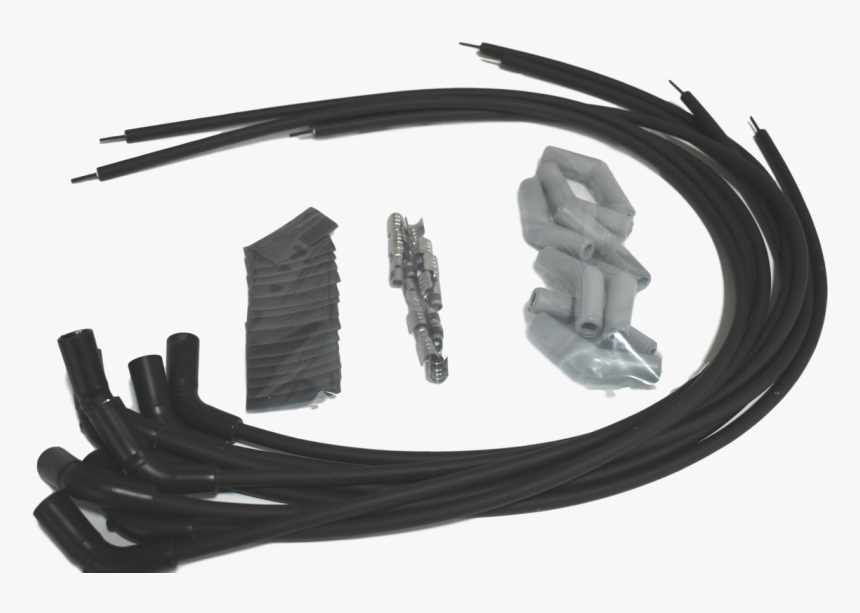 Scott Spark Plug Wire Kit W/sleeve - Ls Spark Plug Wire Kit, HD Png Download, Free Download